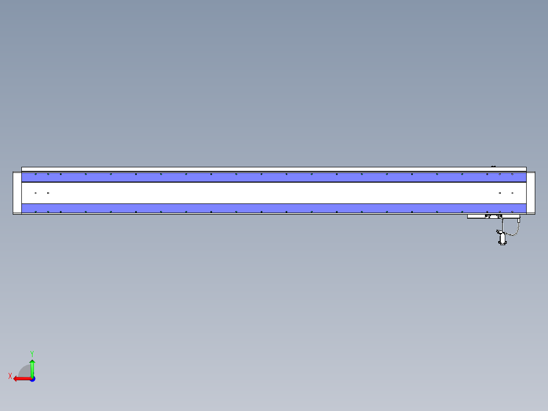 威洛博VL系列直线电机模组-VL17E3-S1750后视图