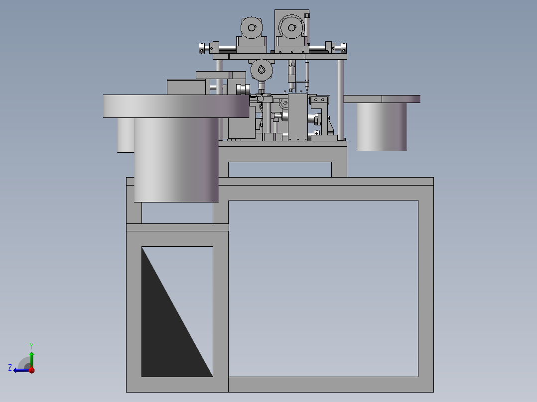 电池片铆压机设备右视图