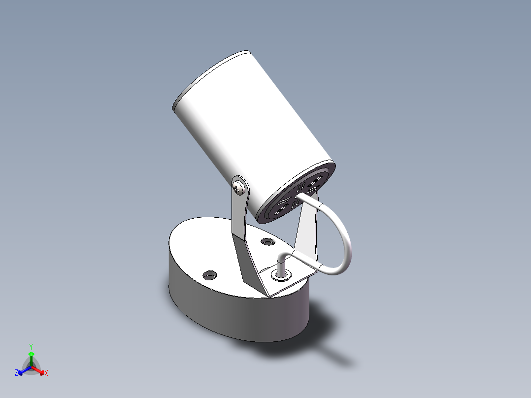 LED射灯正等轴测图