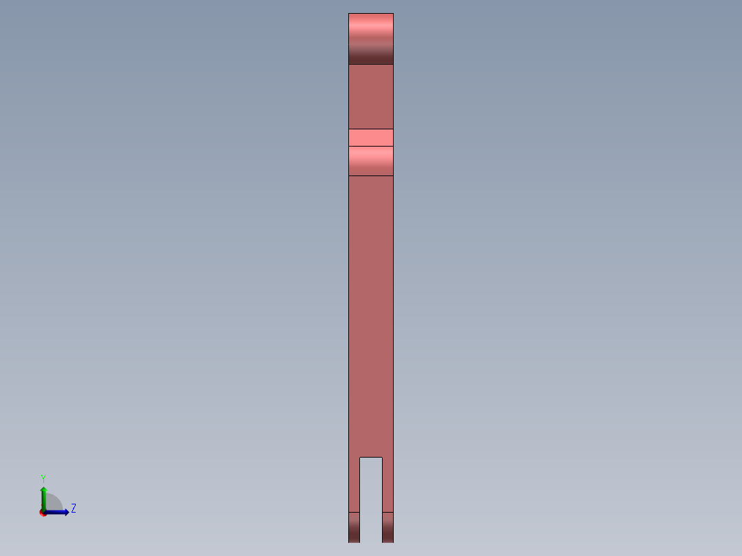 S8 增力杠杆左视图