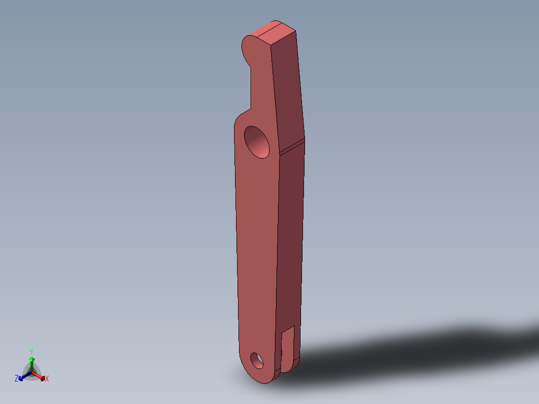 S8 增力杠杆正等轴测图