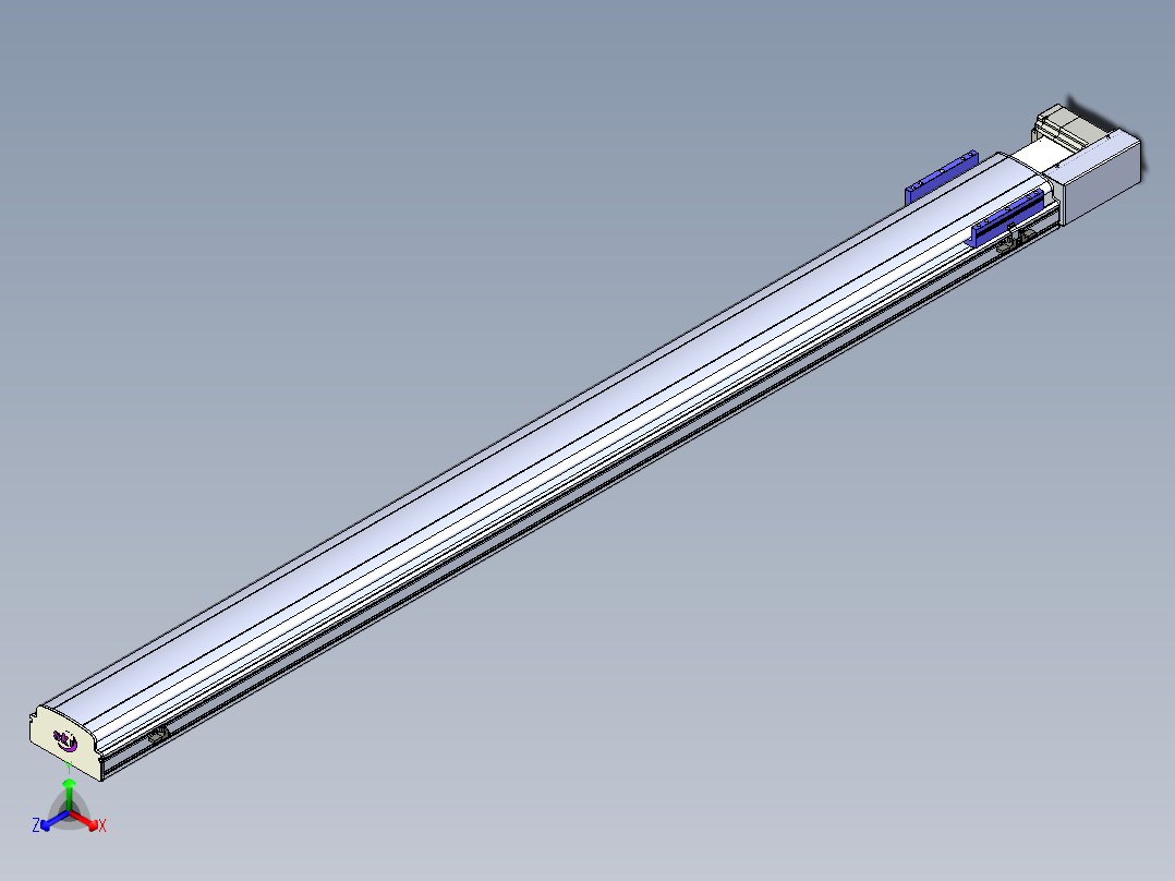 同步带滑台-半封闭B17H-L50-S2000-R-P75-D3