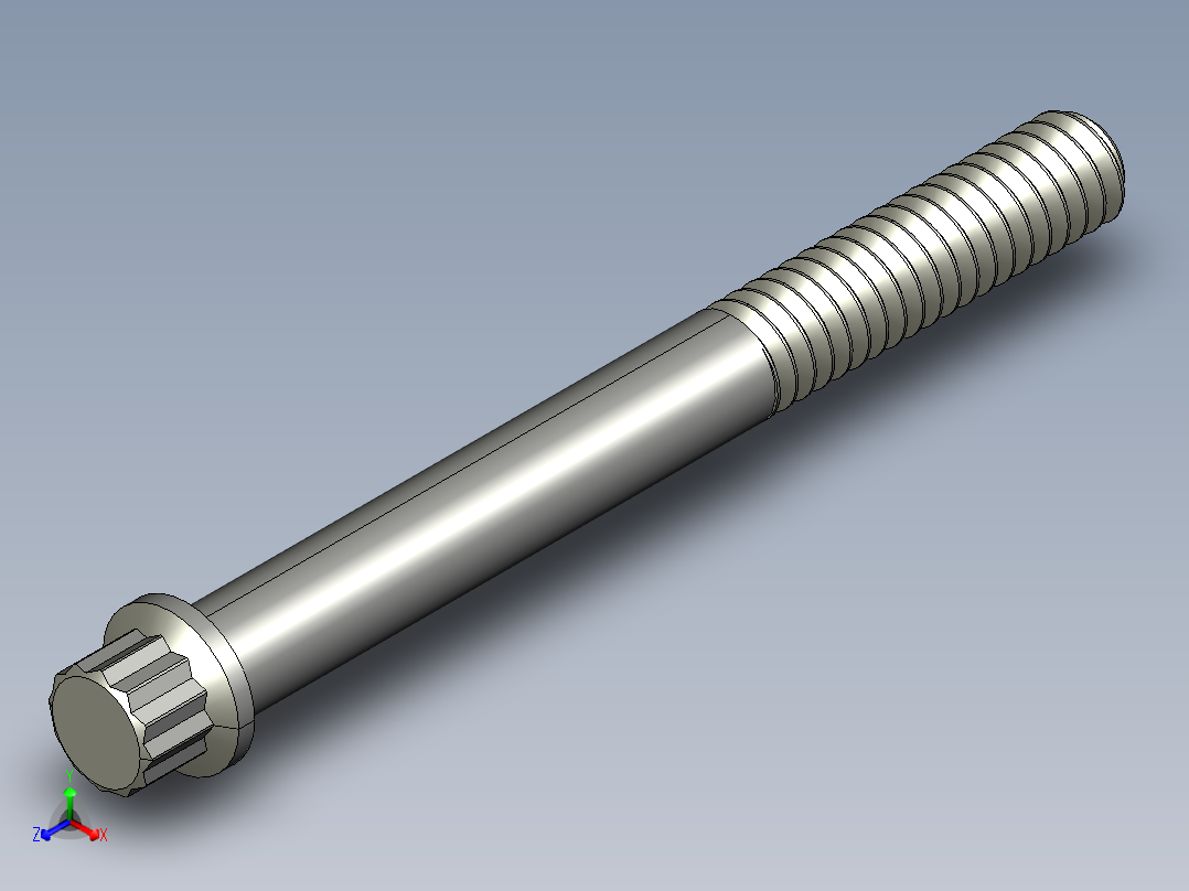 1-4in-20 2.25long 12-point screws.STEP