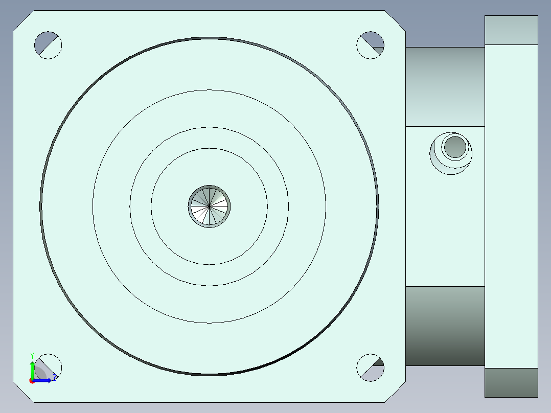 直齿ZPLX180-L2 35-114.3-200-M12.stp左视图