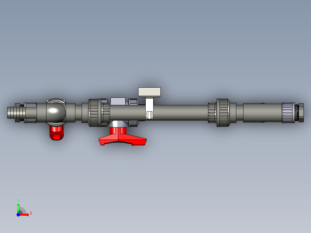 腐蚀试片架前视图