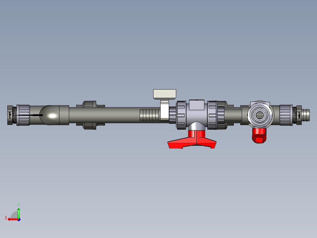腐蚀试片架后视图