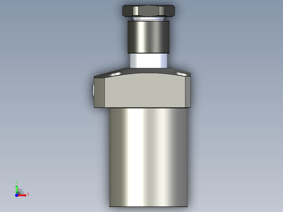 KOSMEKLHS0750-GL-Y30多系列多零件图纸模型前视图