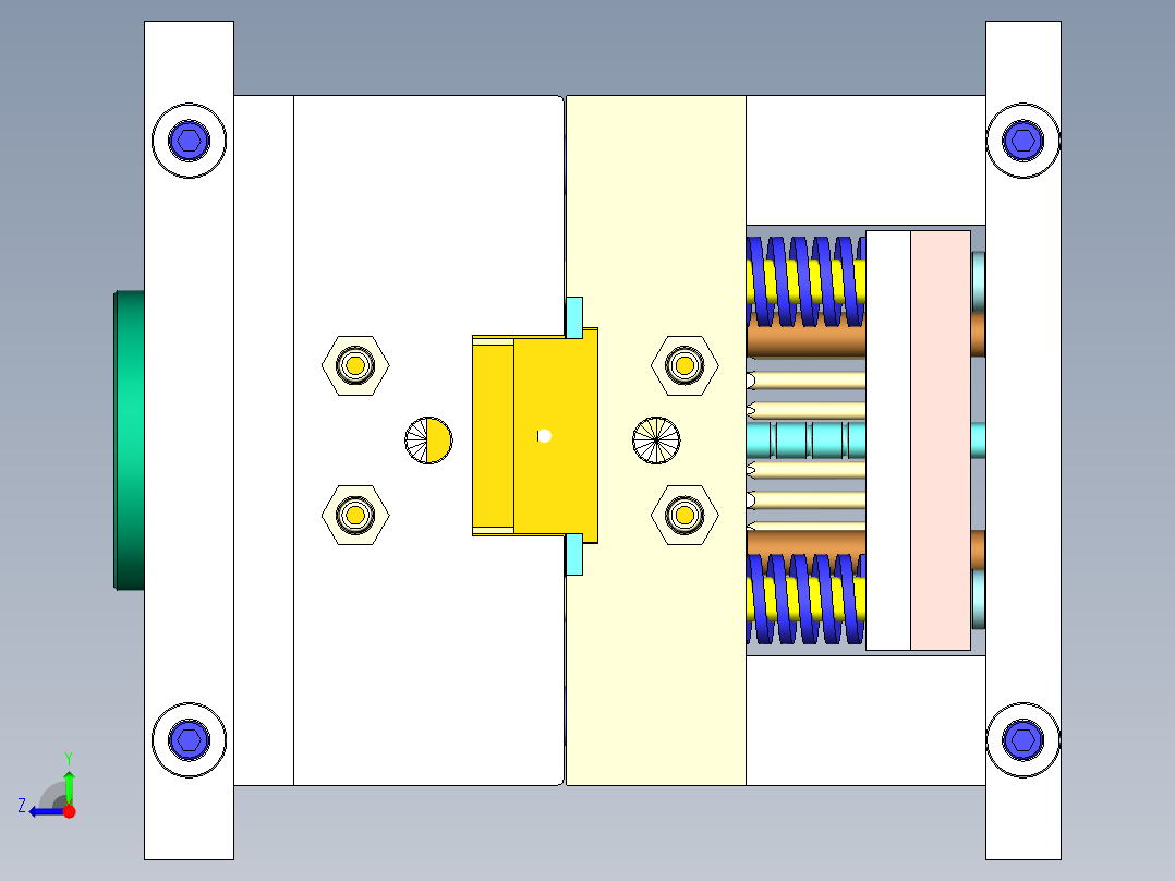 手机充电器外壳注塑模具UG+CAD==1078466==200右视图