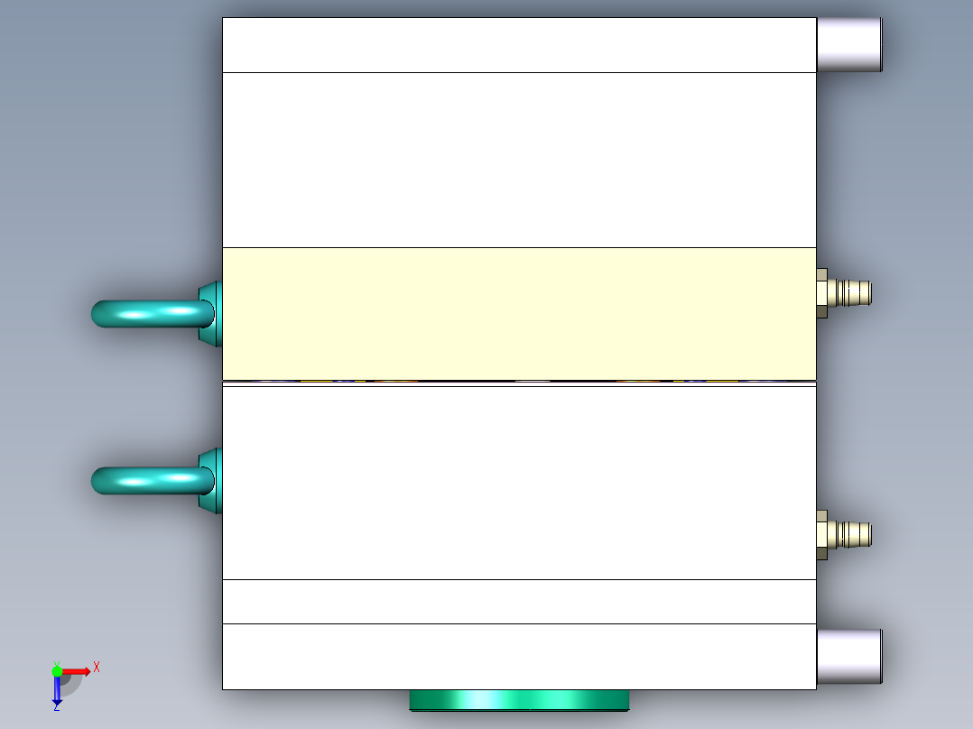 手机充电器外壳注塑模具UG+CAD==1078466==200俯视图