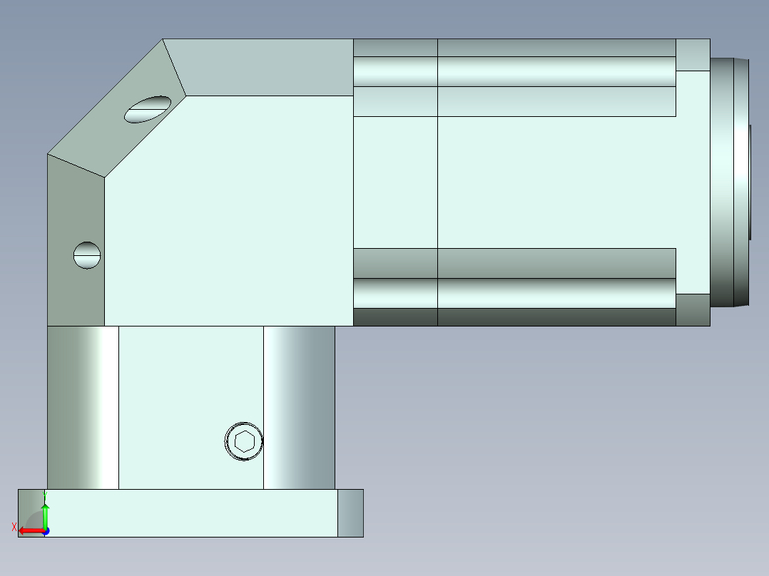 直齿孔ZPLX142-L3 42-114.3-200-M12.stp后视图