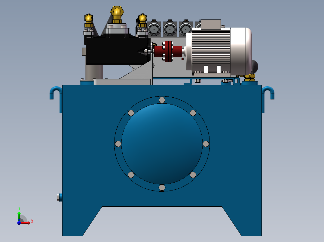 五轴机床(1)前视图
