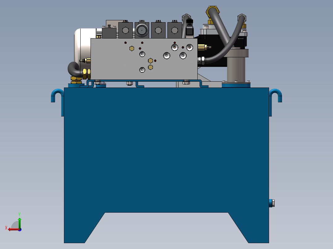 五轴机床(1)后视图