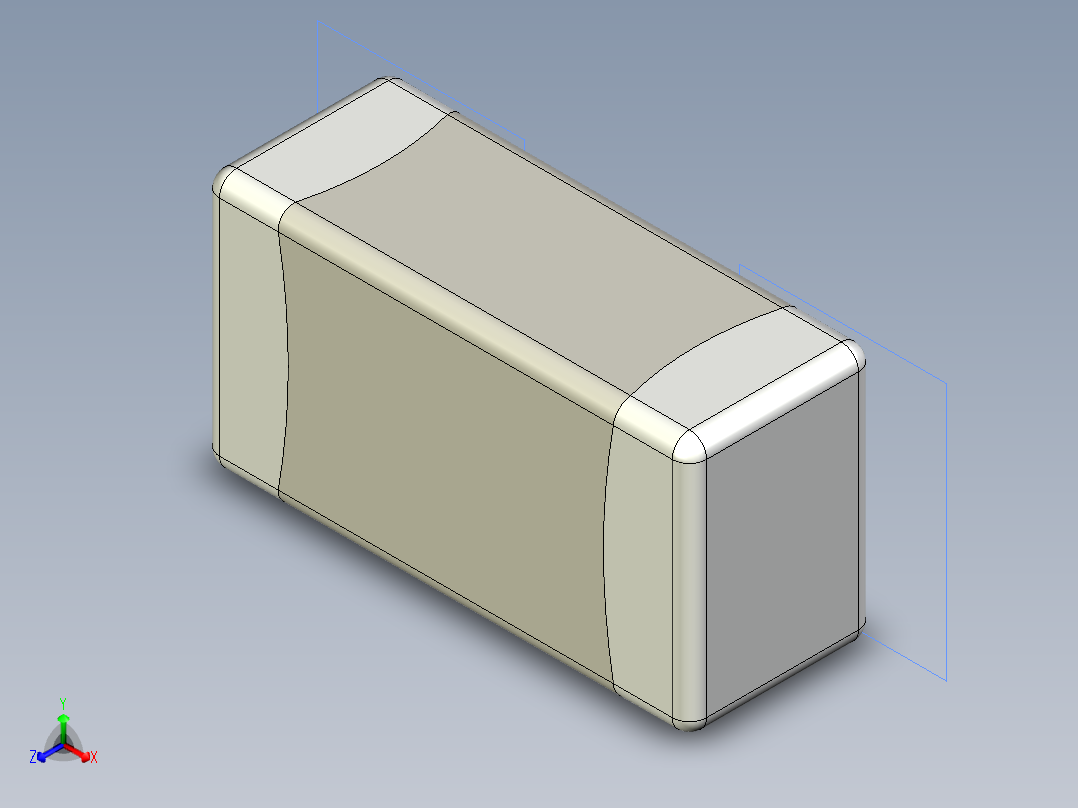 开关继电器保护 SM-FUSEC-1206-WT正等轴测图