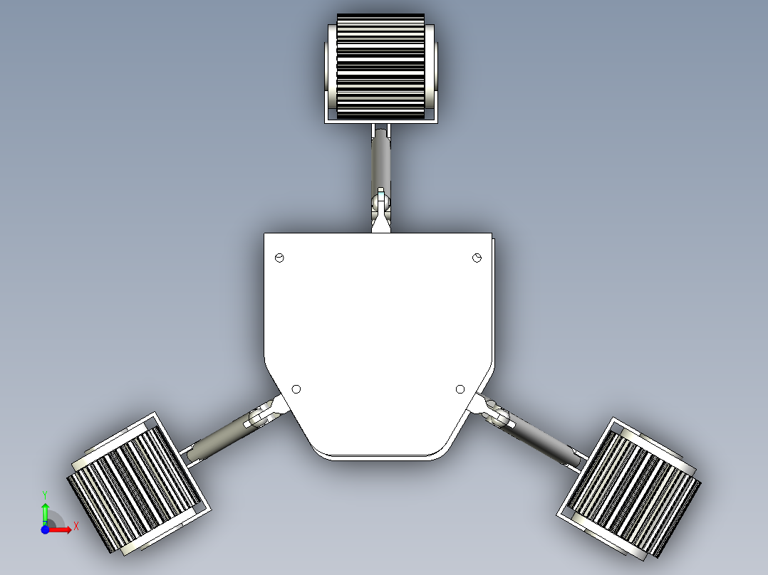 管道机器人含三维二维说明书前视图