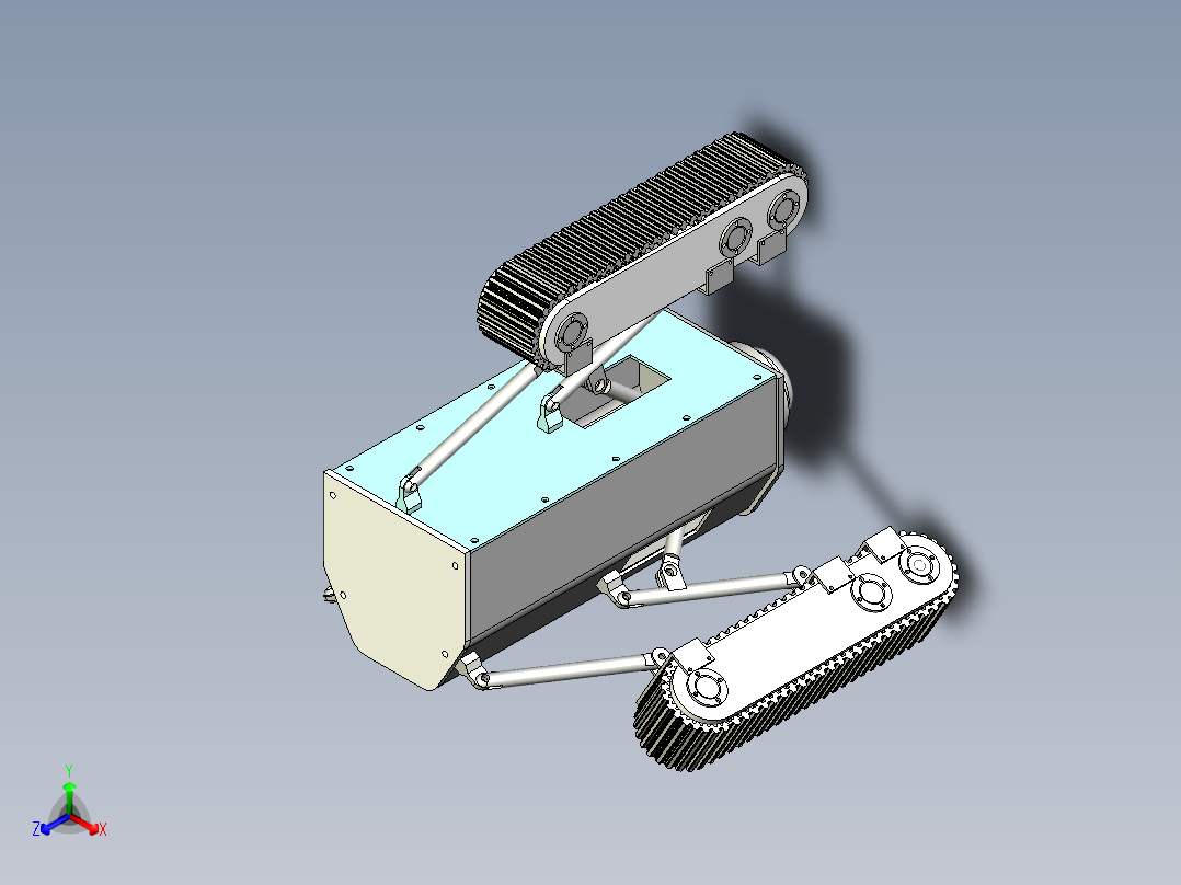 管道机器人含三维二维说明书正等轴测图