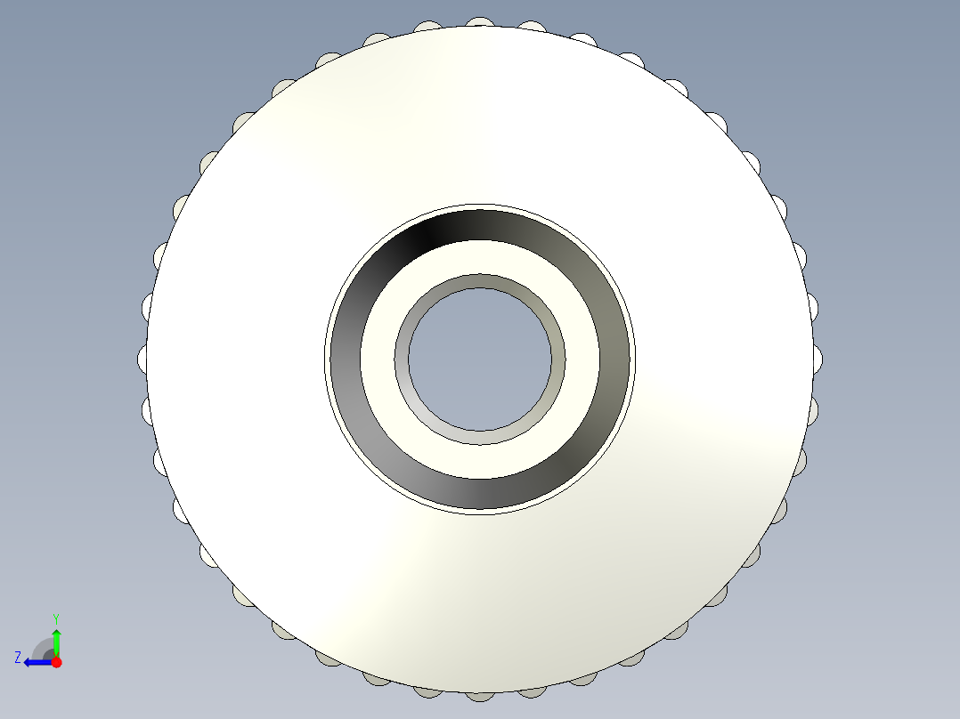 把手(凸紋)B.193FP-3D多系列多零件图纸模型右视图