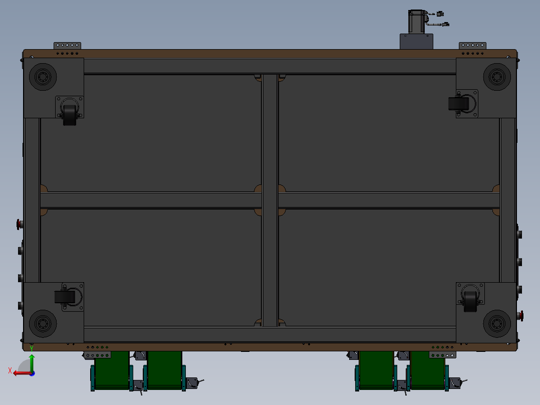 双工位贴双面胶纸机sw18后视图
