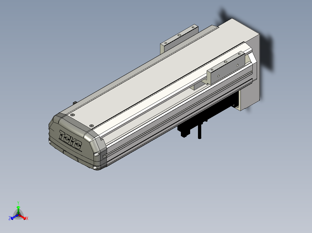 Toyo东佑达直线模组-ETH13-250-BM-400W正等轴测图