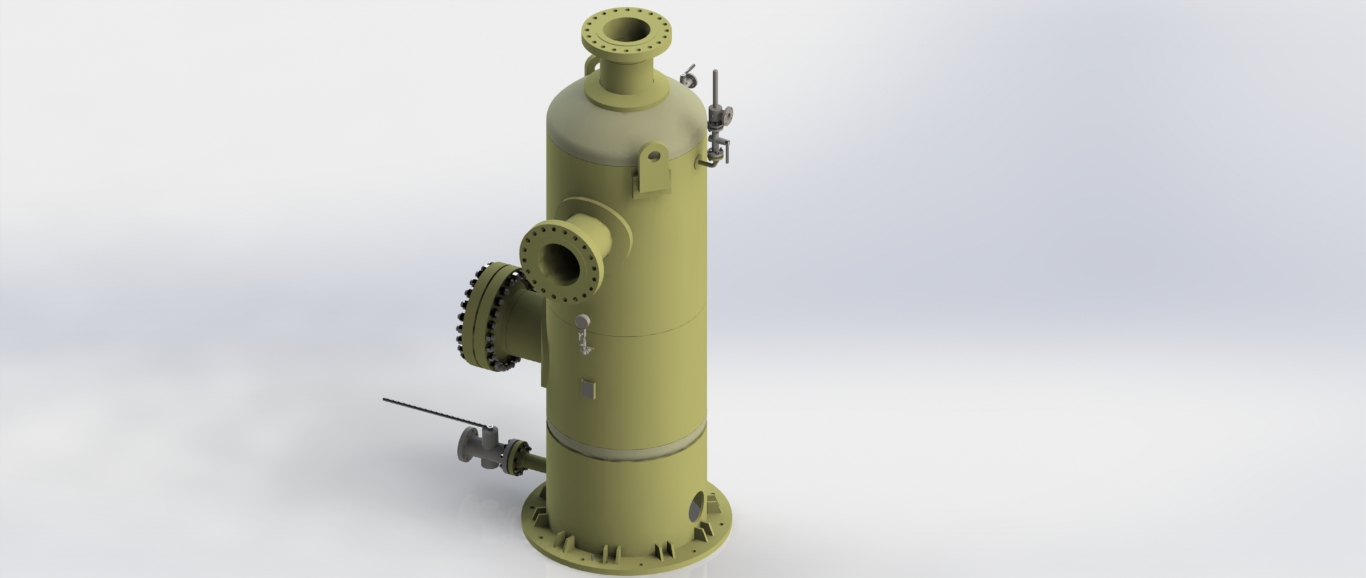 带旋风管的洗涤器可用于CGS加油站并过滤气体