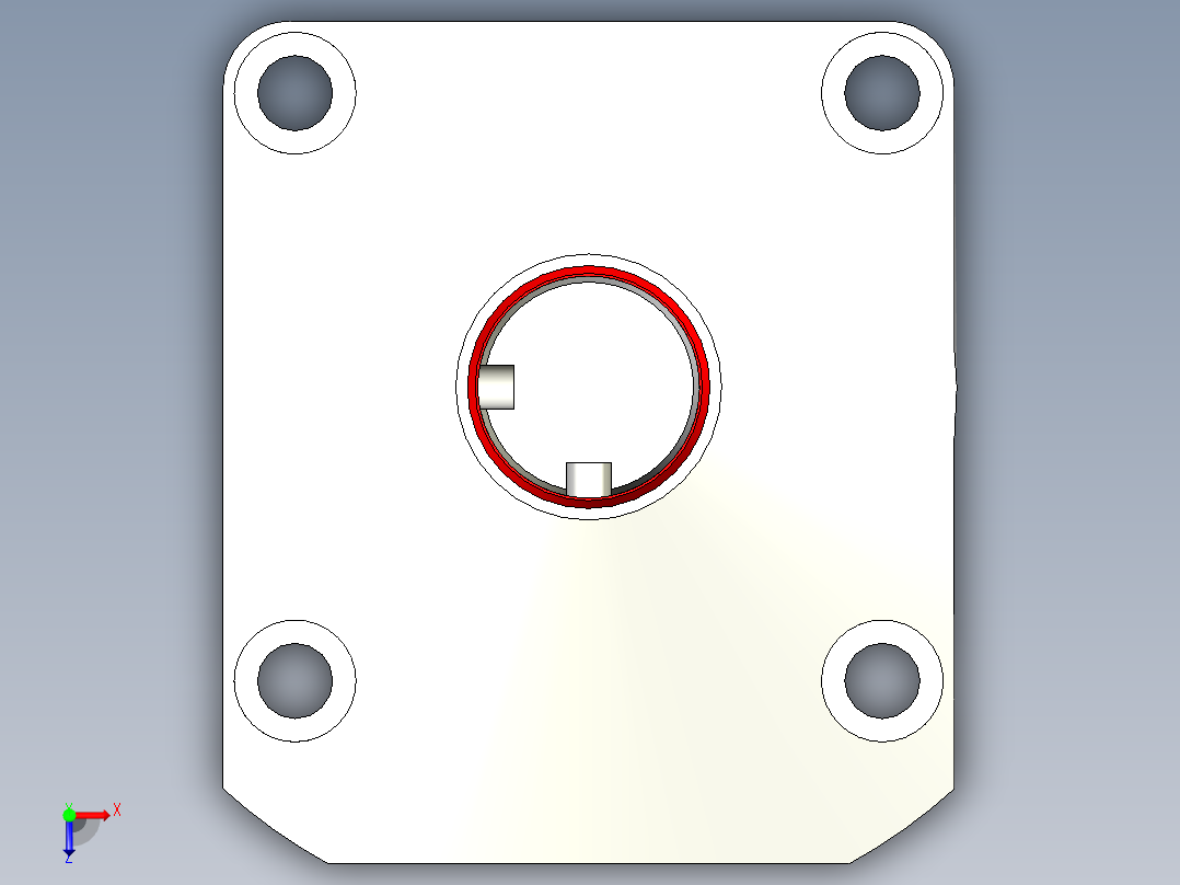 KOSMEKWHE2500-2SR-F多系列多零件图纸模型多系列多零件图纸模型俯视图