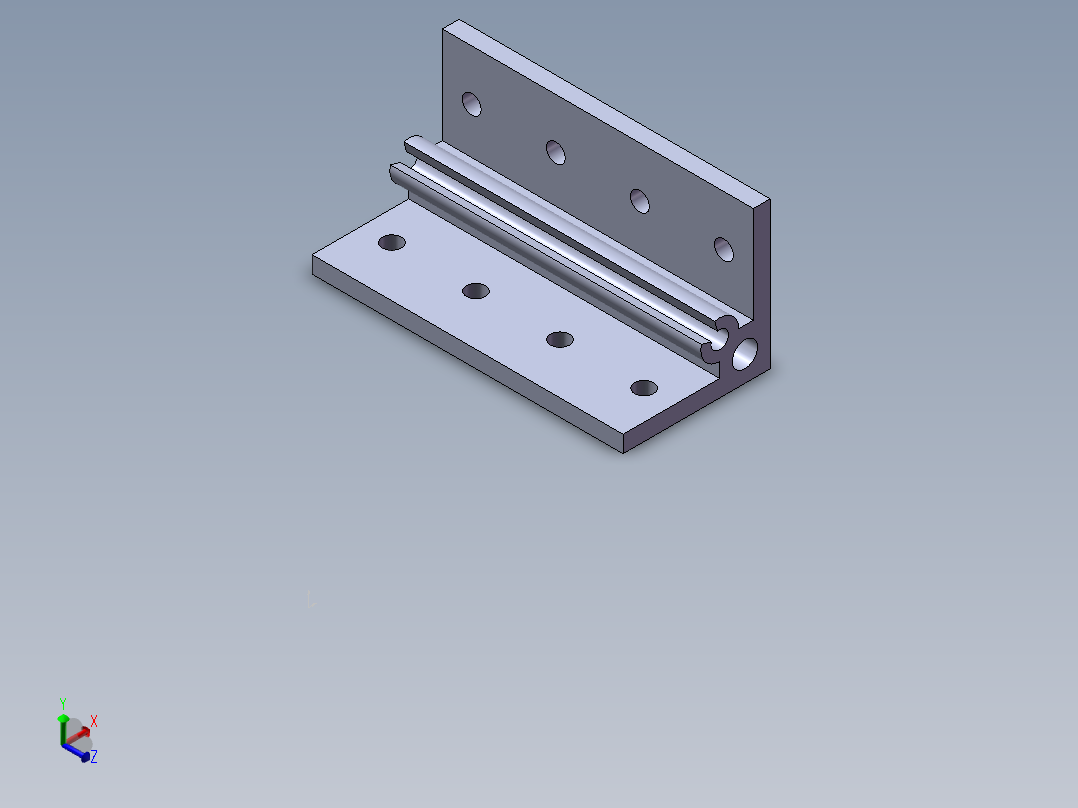铝型材及其附件3.31.35.20.80.SLDPRT正等轴测图