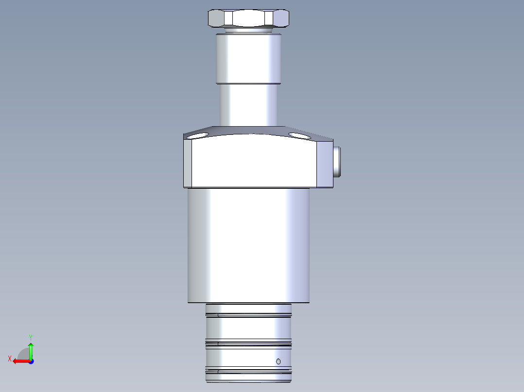 KOSMEKLHA0750-CRM多系列多零件图纸模型后视图
