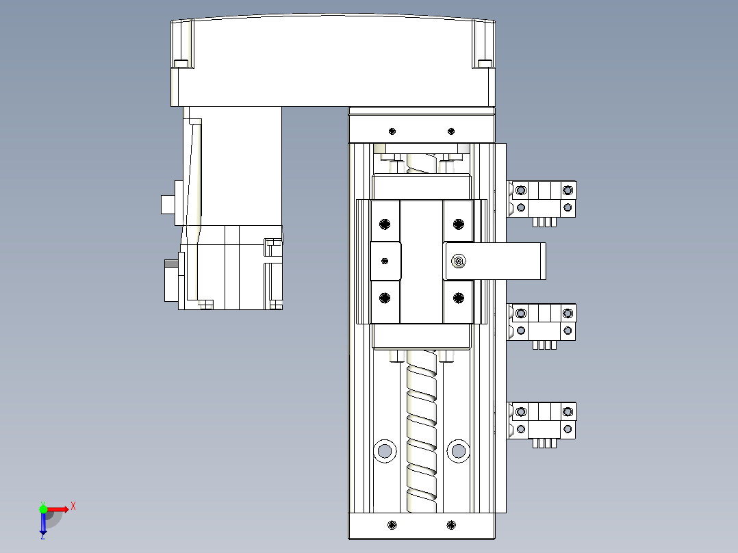 钢基模组-TPA-KSR-6005C-150A1-ML-H1S1俯视图