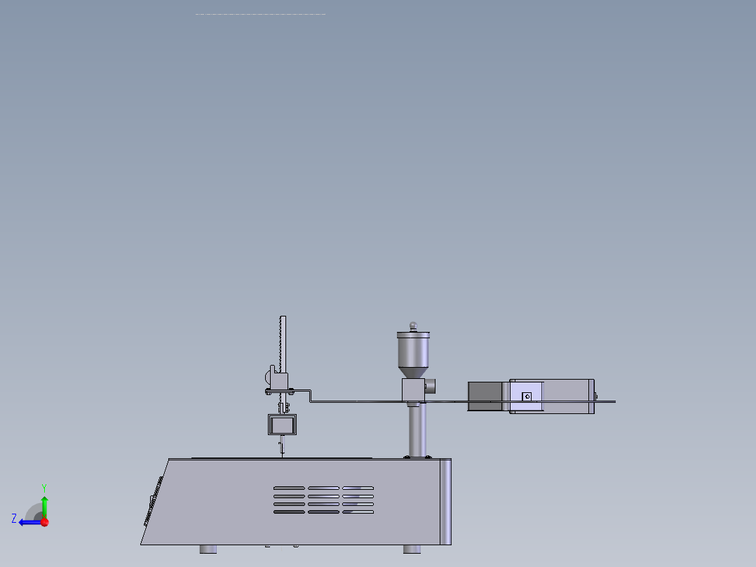 全自动炒菜机右视图