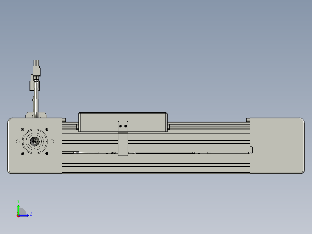 威洛博直线电机模组EB6-L140-S100-R-P40-MS3左视图