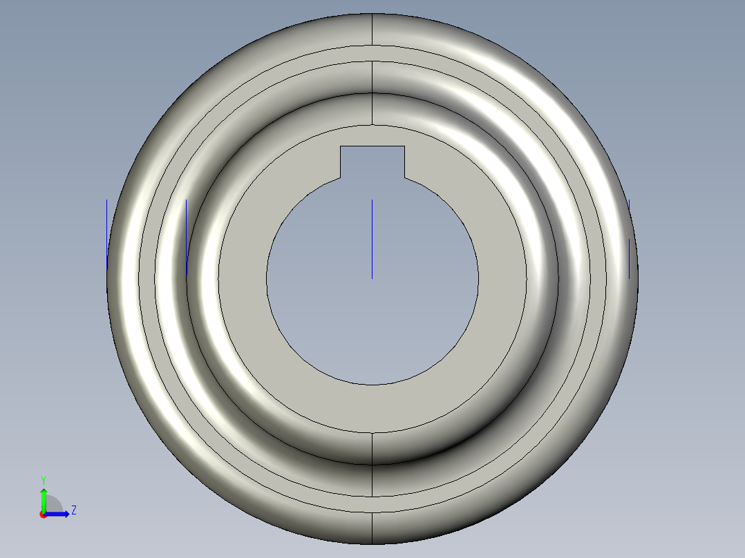 联轴器proe模型93899==20左视图