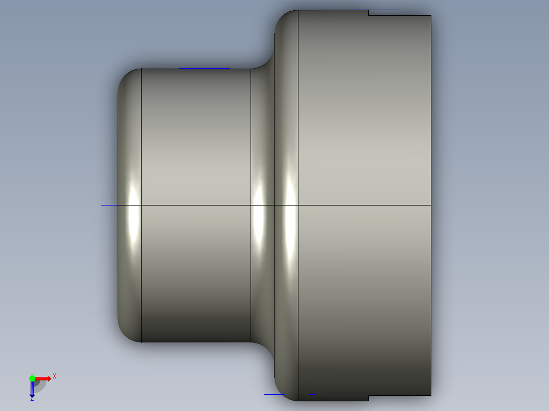 联轴器proe模型93899==20俯视图