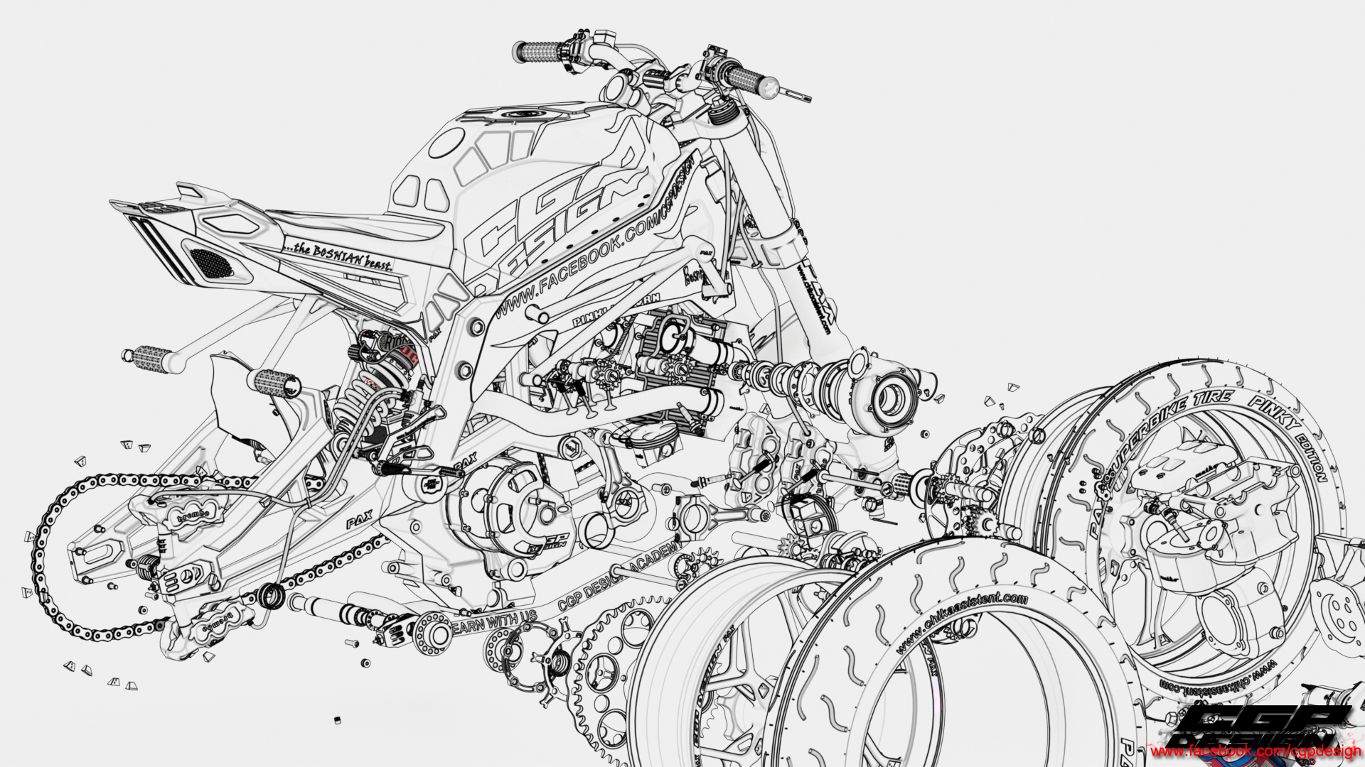 摩托车pinki-sportbike-concept-design-cgpdesign-SolidWorks2014-stp-igs-格式