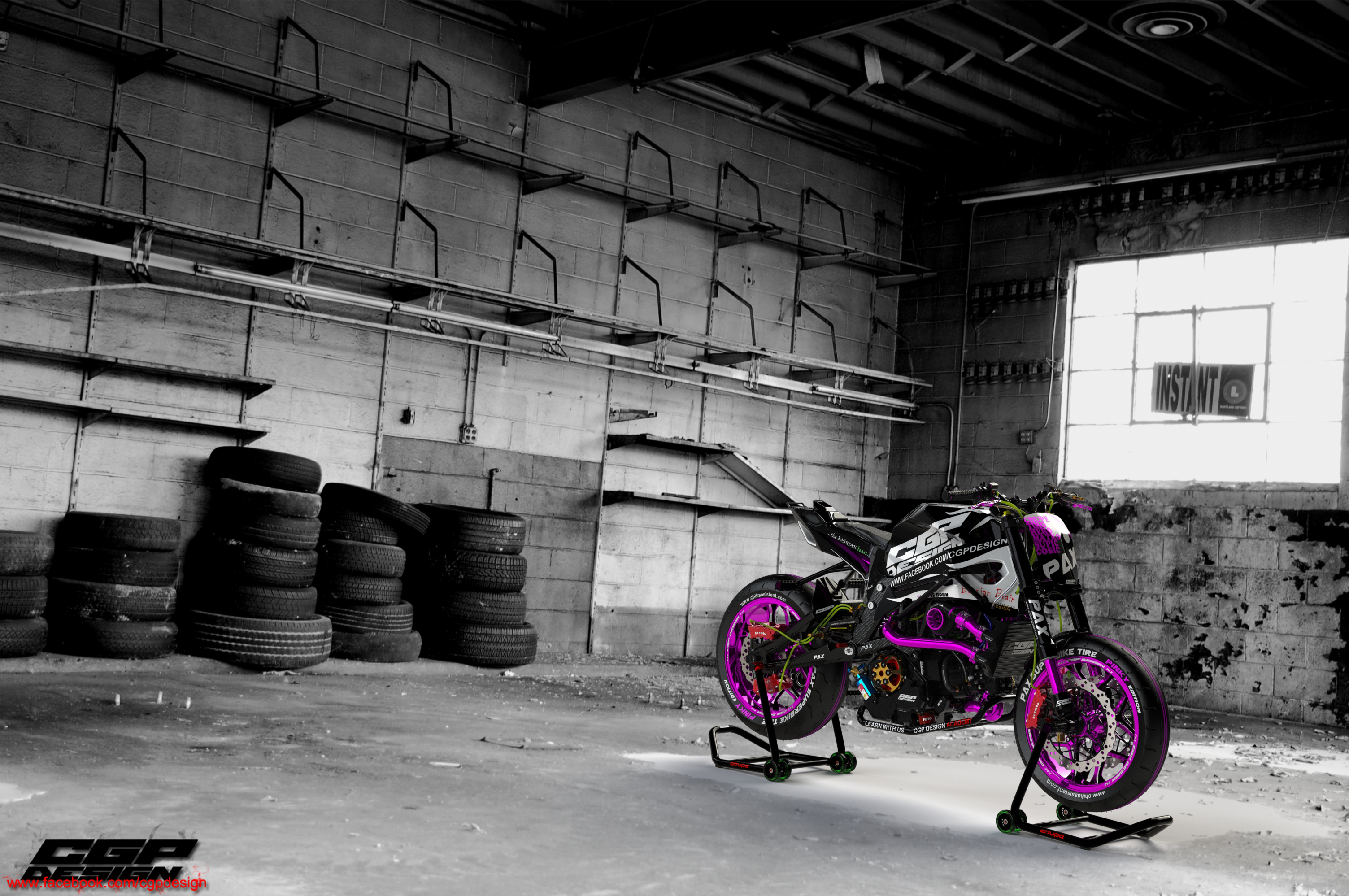 摩托车pinki-sportbike-concept-design-cgpdesign-SolidWorks2014-stp-igs-格式