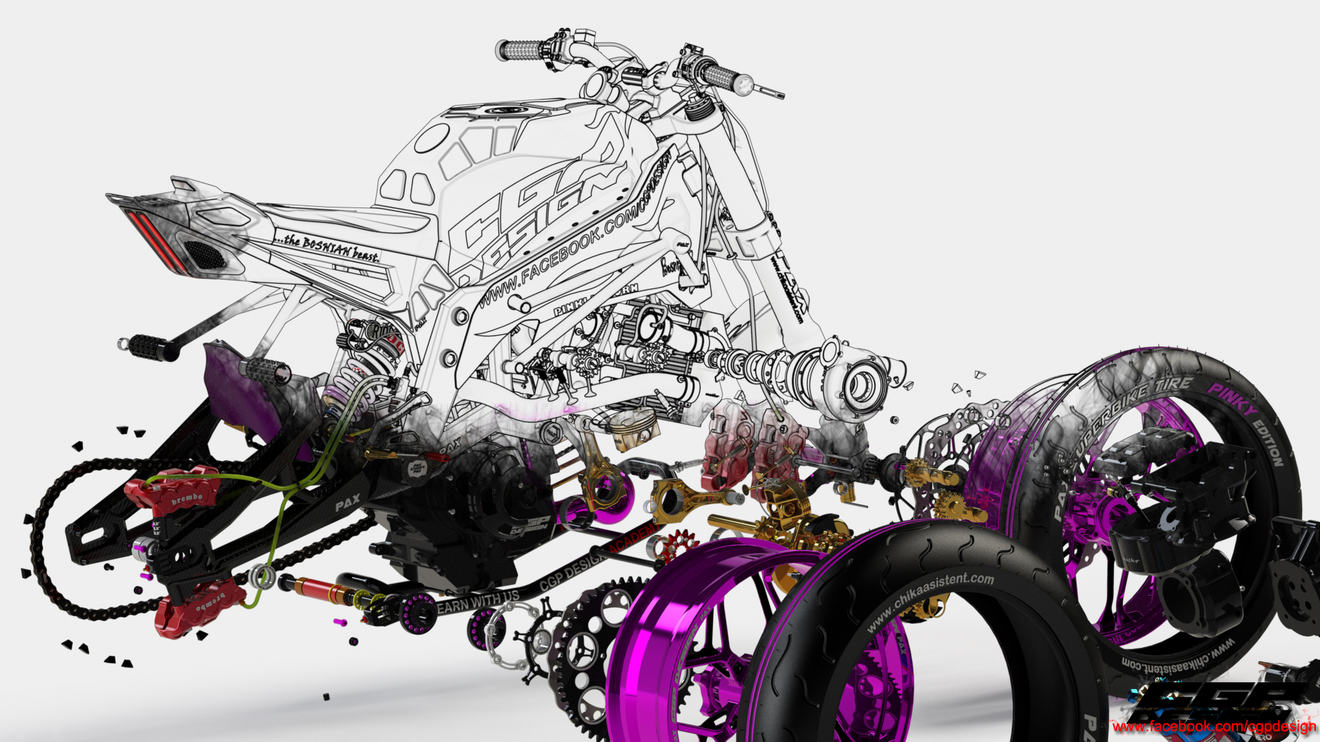 摩托车pinki-sportbike-concept-design-cgpdesign-SolidWorks2014-stp-igs-格式