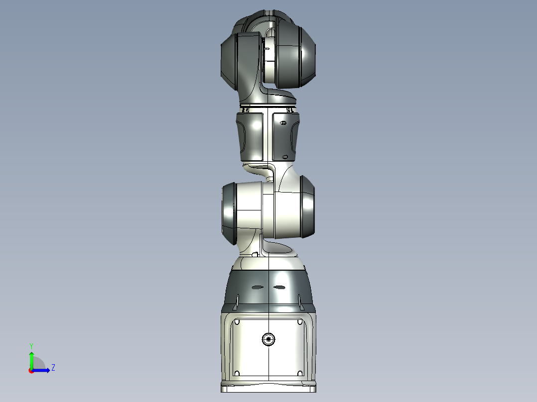 ABB全系列机器人3-3D模型 (58)左视图