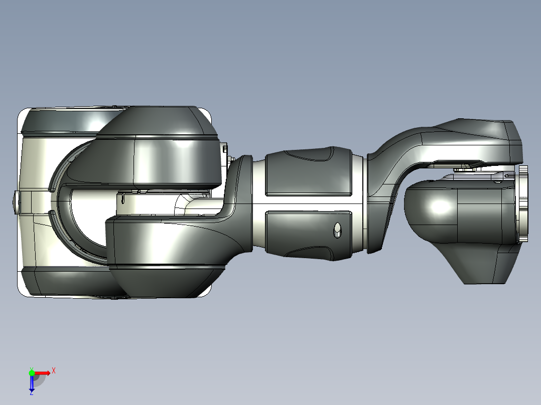 ABB全系列机器人3-3D模型 (58)俯视图