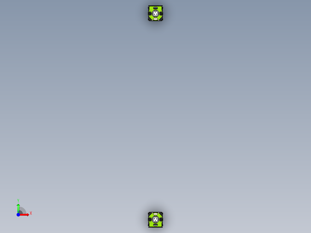 安全_区域传感器H2EL1210_30_30_3D前视图