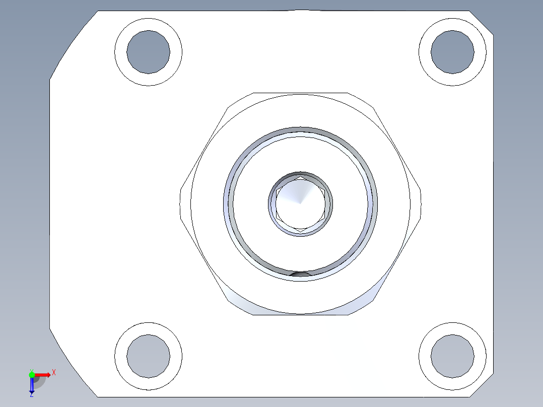 KOSMEKLHA0750-SRN多系列多零件图纸模型俯视图