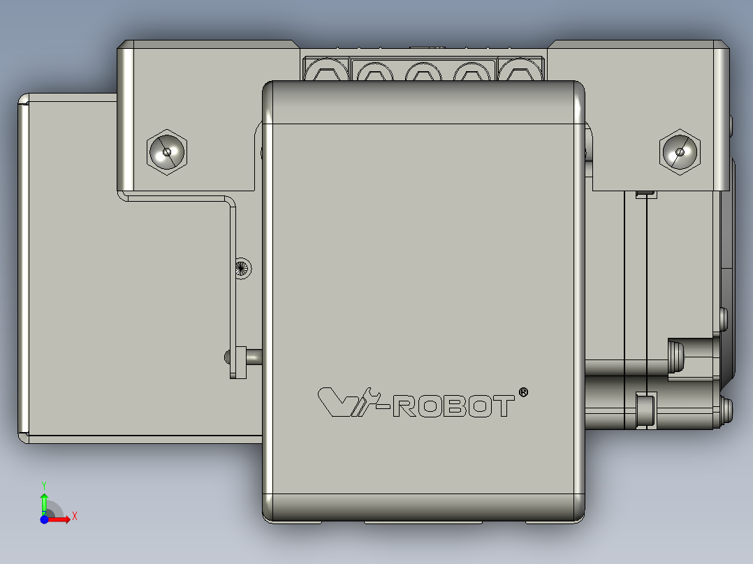 威洛博直线电机模组EB6-L70-S1850-BL-P40-MS3前视图