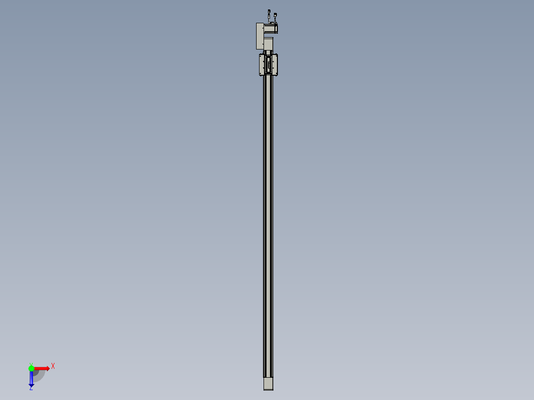 威洛博直线电机模组EB6-L70-S1850-BL-P40-MS3俯视图