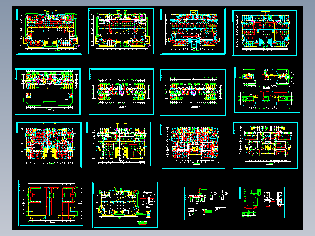 五星级酒店电气照明设计图纸