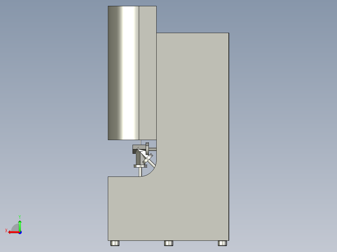 缺陷检测测试仪step后视图