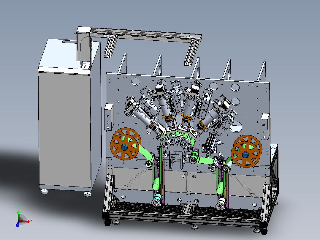 COF AOI检测机（sw21可编辑+工程图）