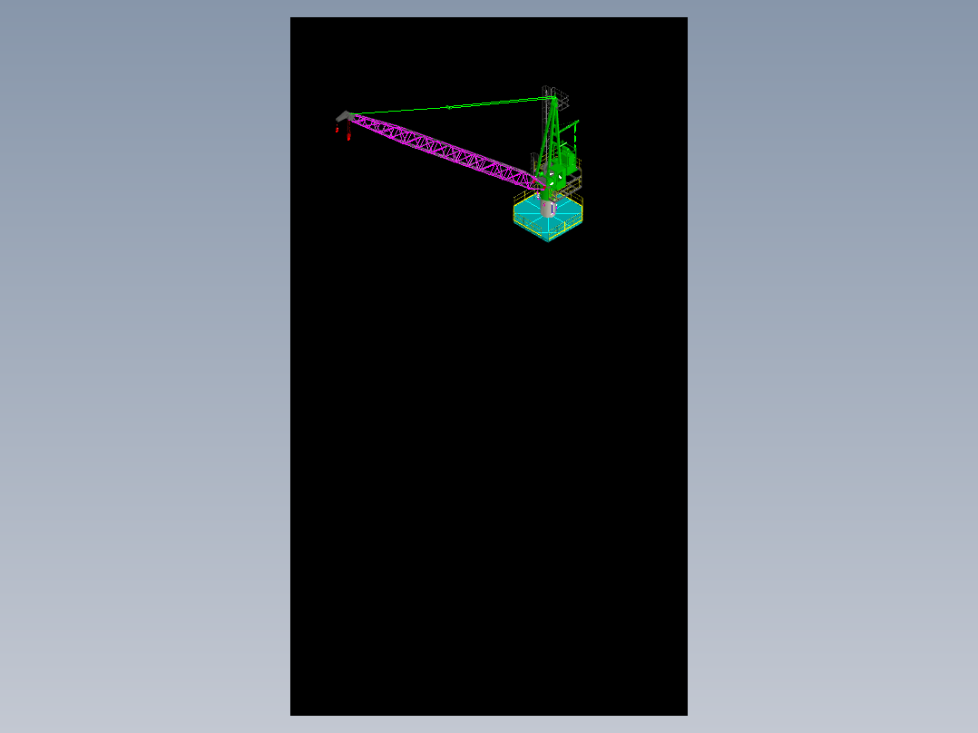 AUTOCAD <span style='color: red'>G</span>20建筑<span style='color: red'>大</span>吊车设计