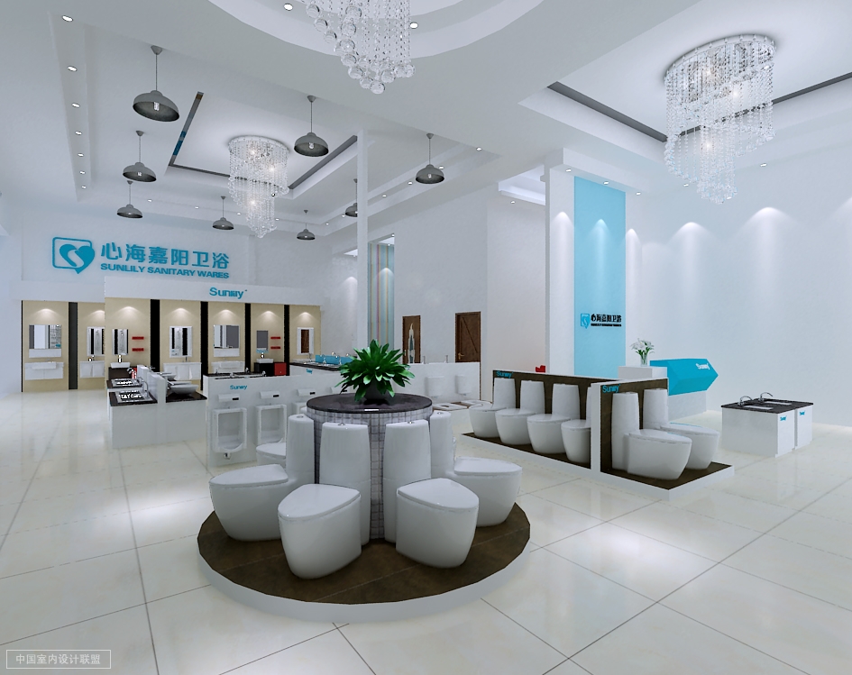 卫浴展厅全套施工图共5套