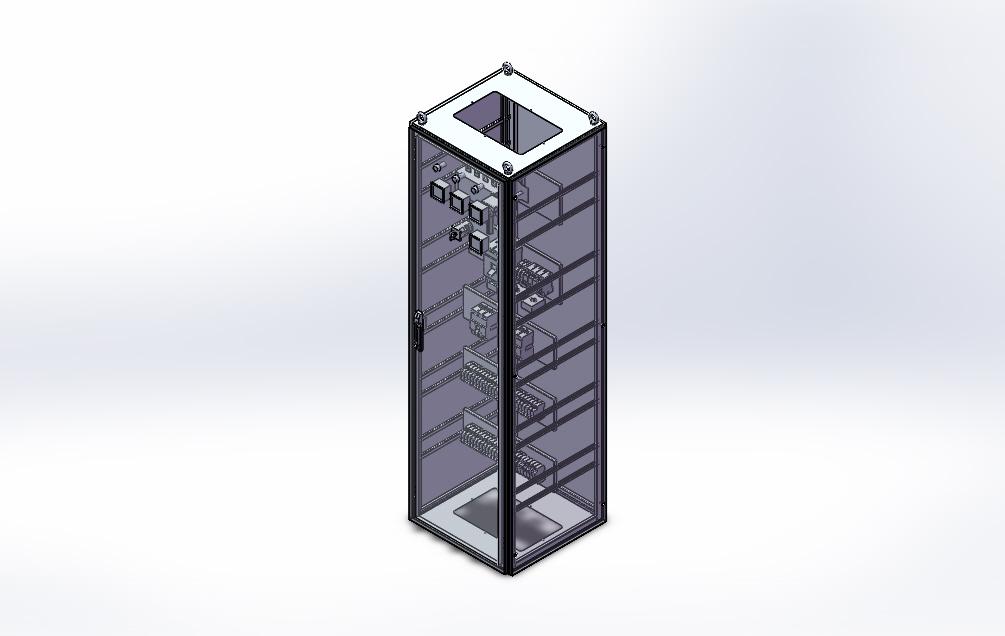 10款配电柜配电箱钣金结构集合