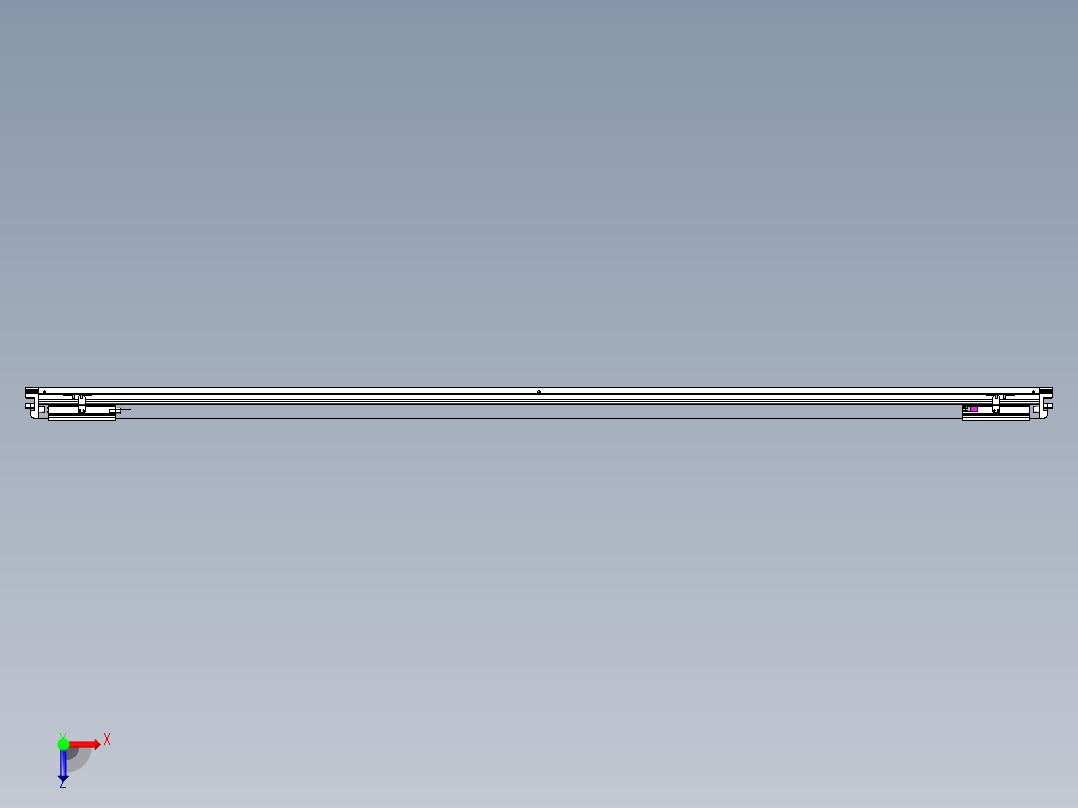 威洛博VL系列3d模型模组2VL17E2Y-S2250俯视图