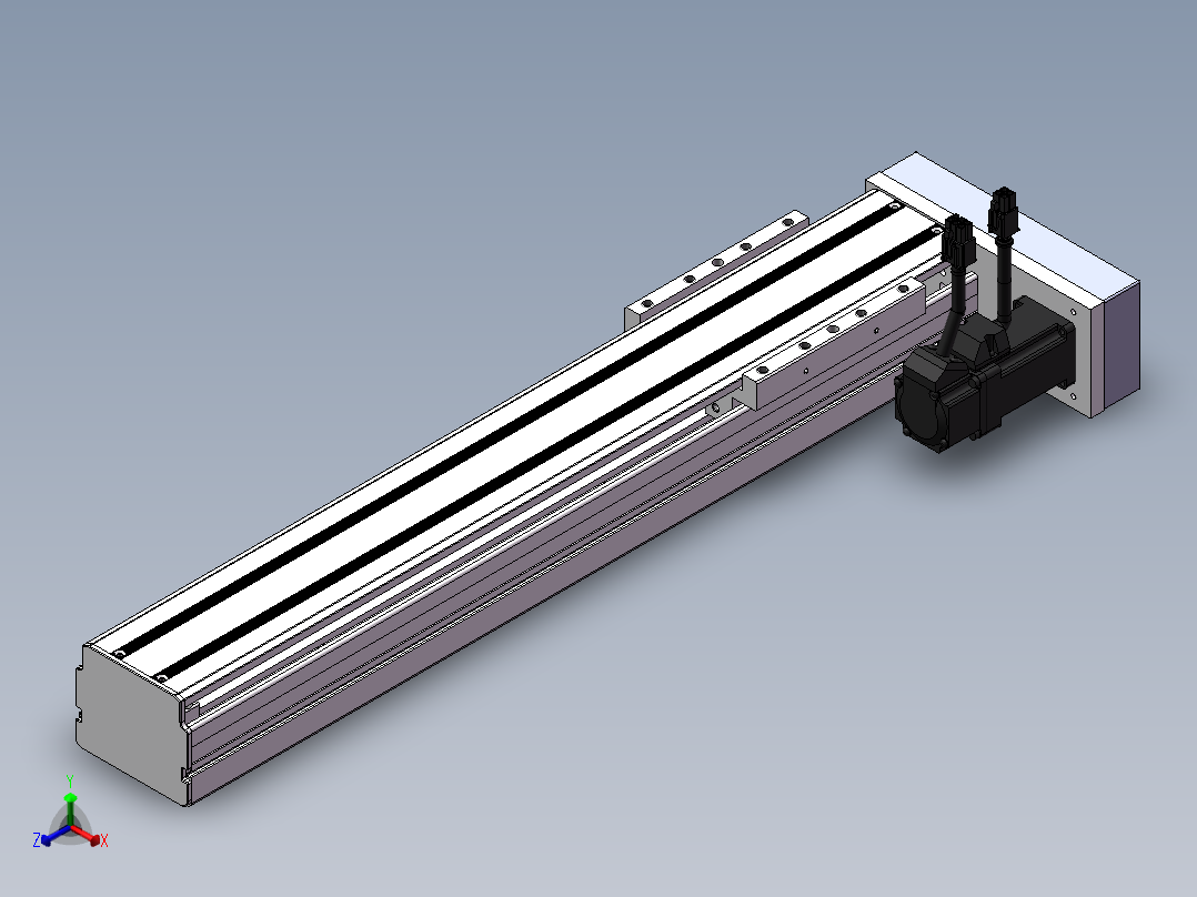 精密模组MY80D-T10-350L-BR-P10B-C4-C正等轴测图