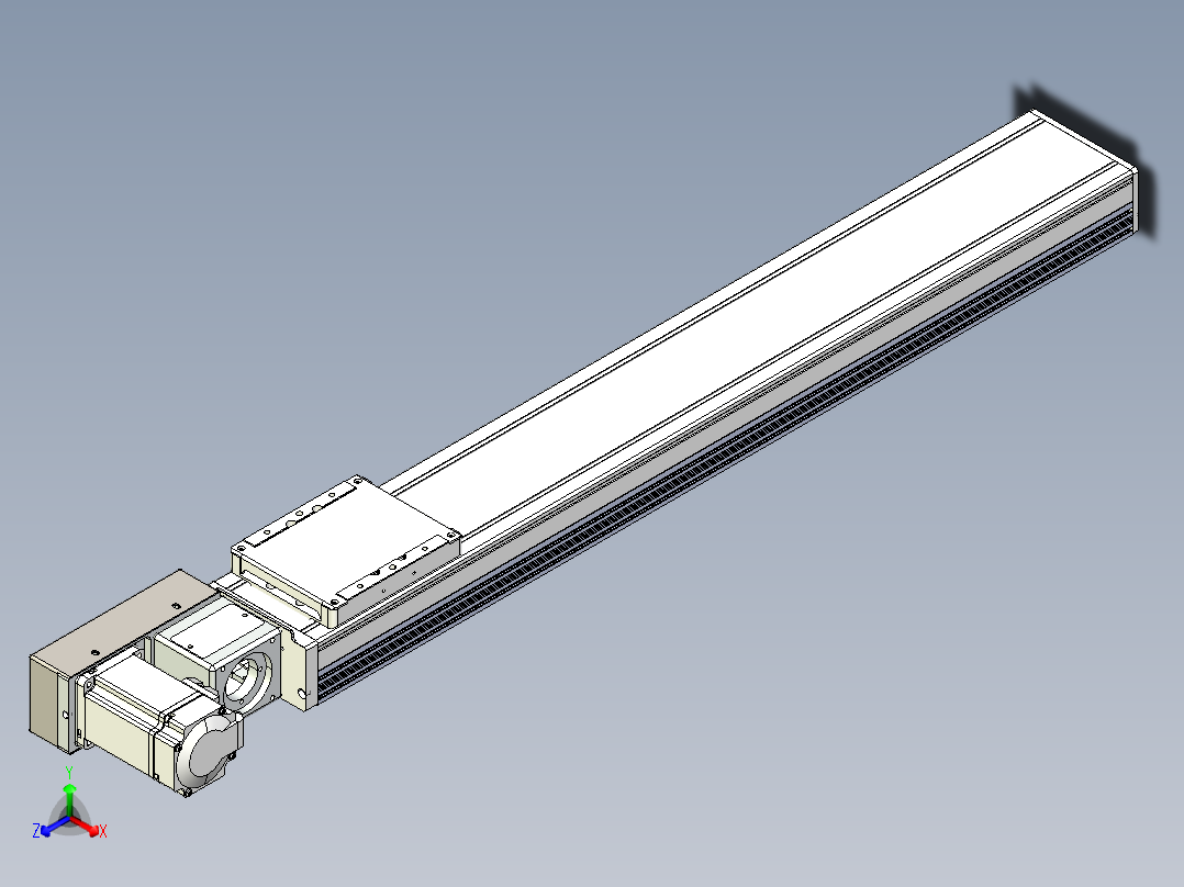 同步带全封闭直线模组TPA-HCB-105D-90-L600-ML-Y-P20-N3
