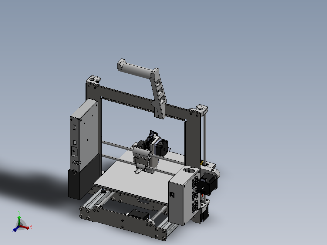 Prusa3d<span style='color: red'>打印机</span>超详细模型